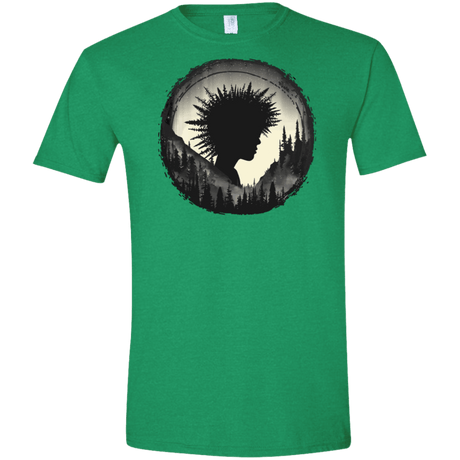 T-Shirts Heather Irish Green / S Camp Hair Men's Semi-Fitted Softstyle