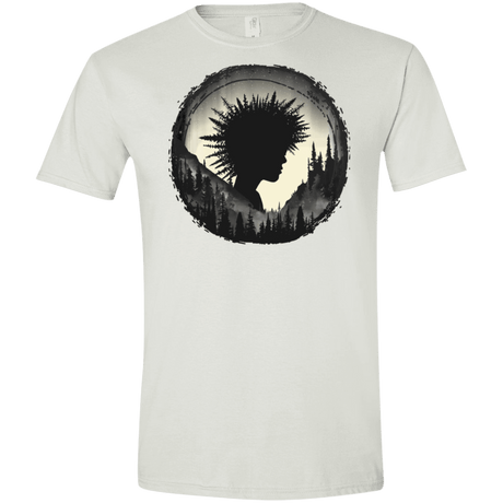T-Shirts White / X-Small Camp Hair Men's Semi-Fitted Softstyle