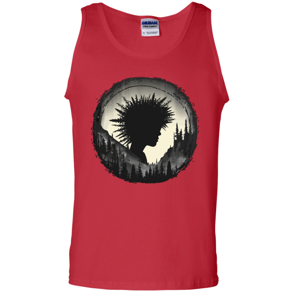 T-Shirts Red / S Camp Hair Men's Tank Top