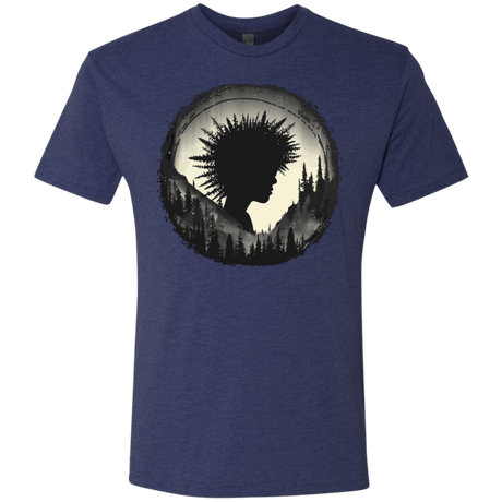 T-Shirts Vintage Navy / S Camp Hair Men's Triblend T-Shirt