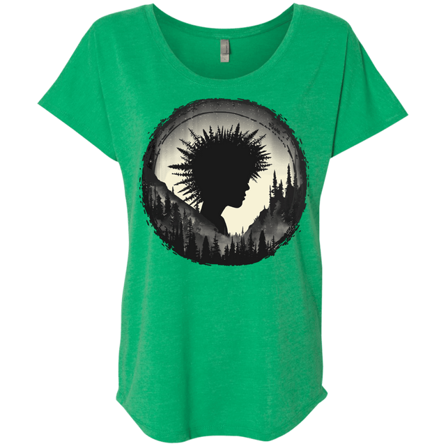 T-Shirts Envy / X-Small Camp Hair Triblend Dolman Sleeve