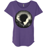 T-Shirts Purple Rush / X-Small Camp Hair Triblend Dolman Sleeve