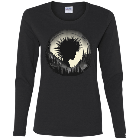 T-Shirts Black / S Camp Hair Women's Long Sleeve T-Shirt