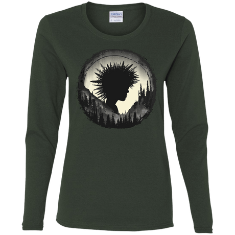 T-Shirts Forest / S Camp Hair Women's Long Sleeve T-Shirt