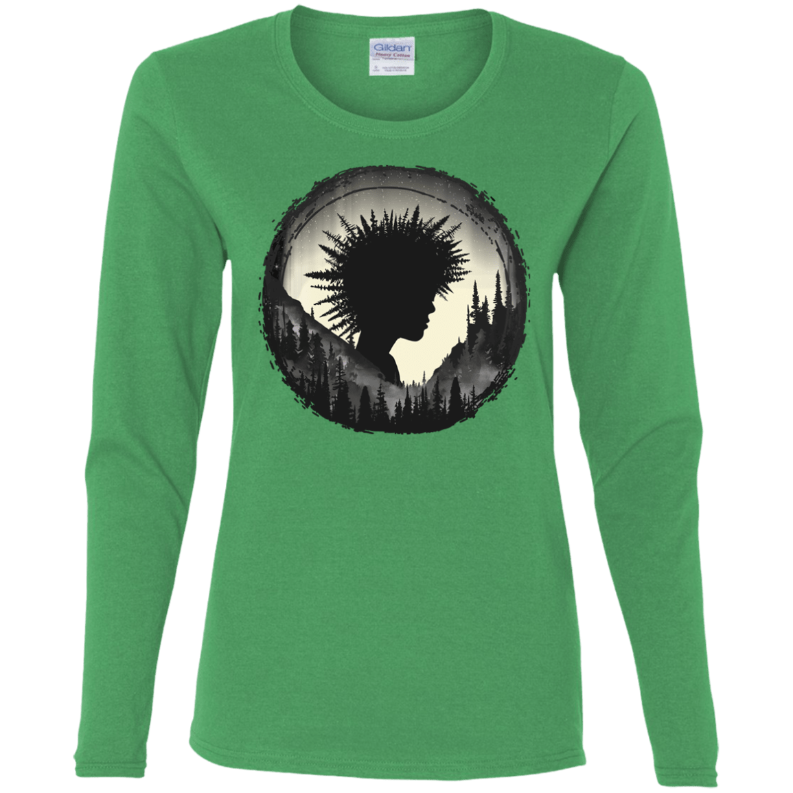 T-Shirts Irish Green / S Camp Hair Women's Long Sleeve T-Shirt