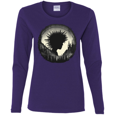 T-Shirts Purple / S Camp Hair Women's Long Sleeve T-Shirt