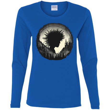 T-Shirts Royal / S Camp Hair Women's Long Sleeve T-Shirt