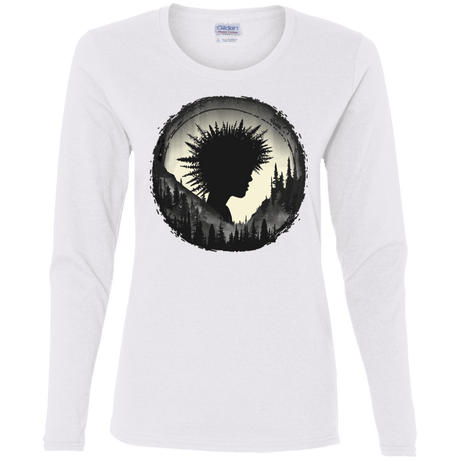 T-Shirts White / S Camp Hair Women's Long Sleeve T-Shirt