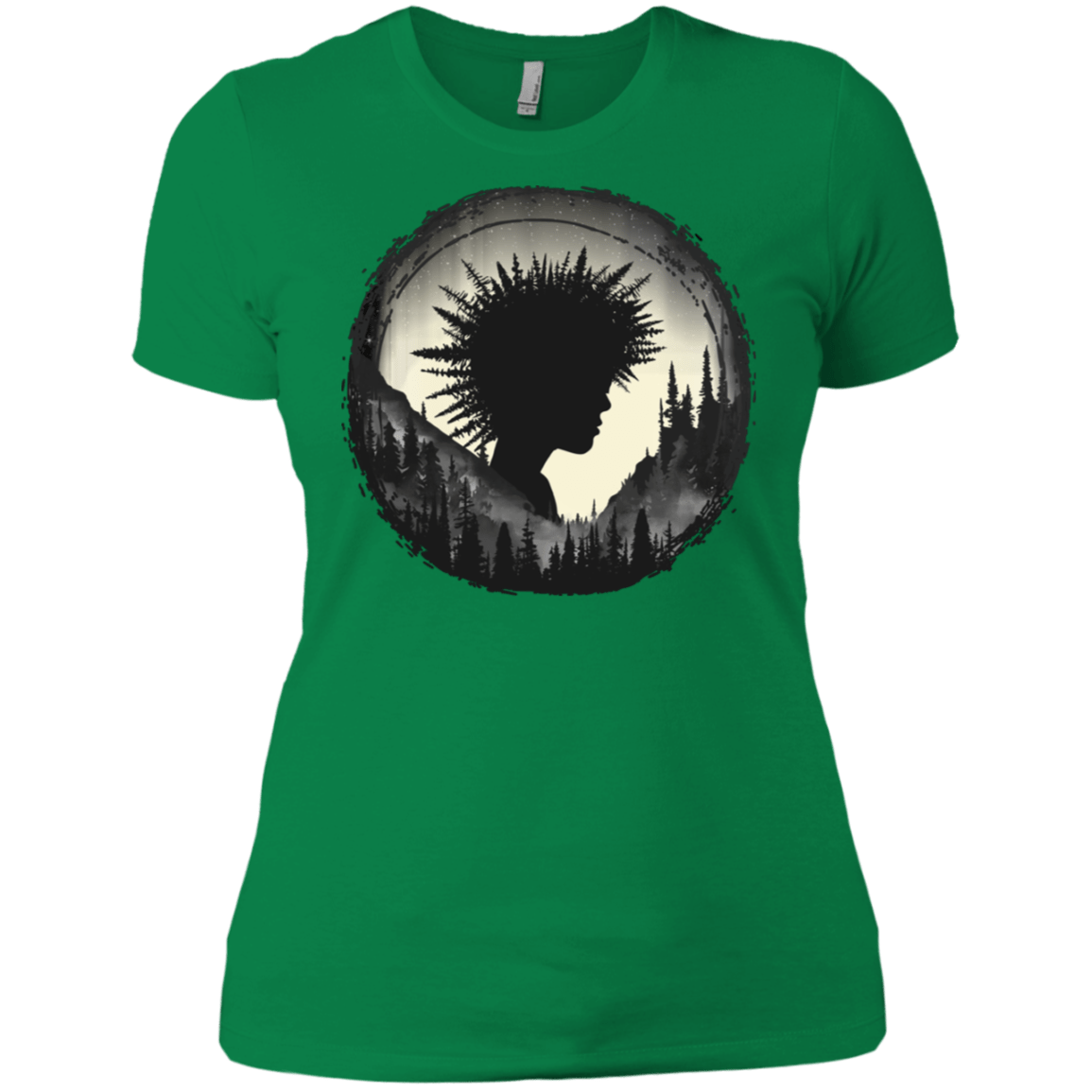 T-Shirts Kelly Green / X-Small Camp Hair Women's Premium T-Shirt