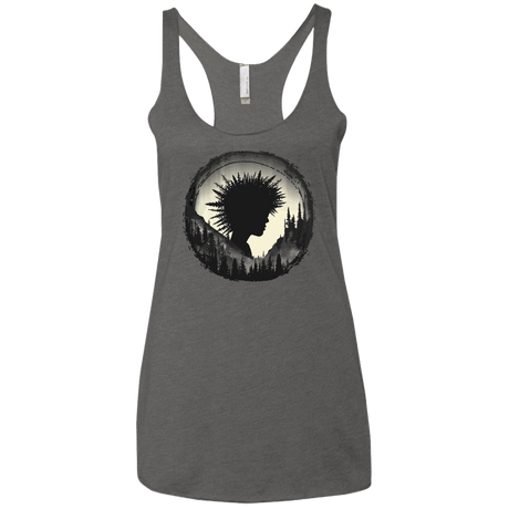T-Shirts Premium Heather / X-Small Camp Hair Women's Triblend Racerback Tank