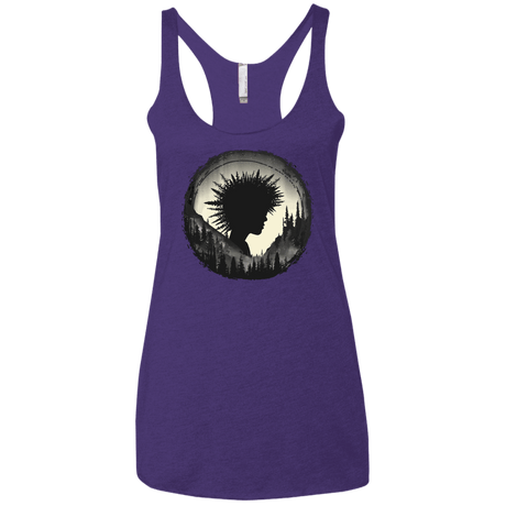T-Shirts Purple Rush / X-Small Camp Hair Women's Triblend Racerback Tank