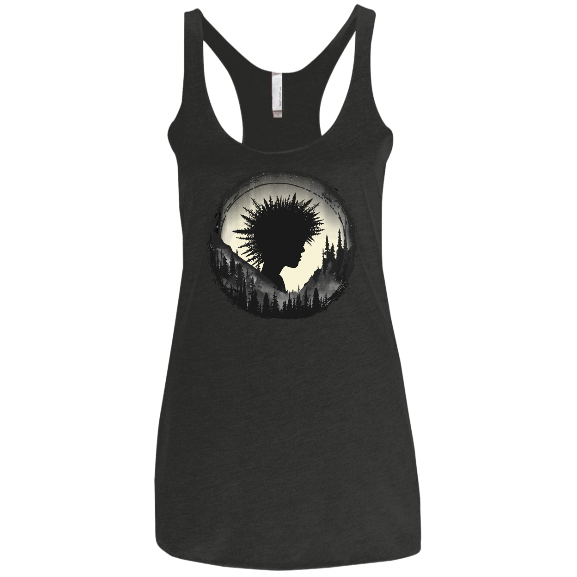 T-Shirts Vintage Black / X-Small Camp Hair Women's Triblend Racerback Tank