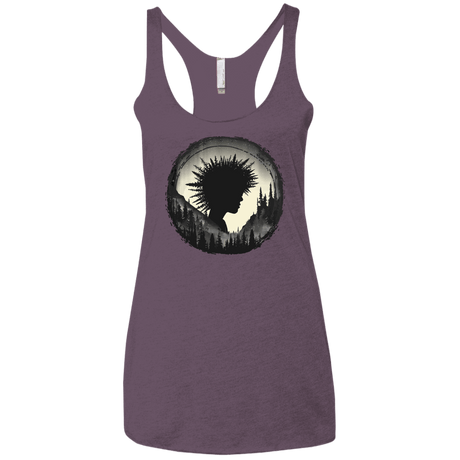 T-Shirts Vintage Purple / X-Small Camp Hair Women's Triblend Racerback Tank