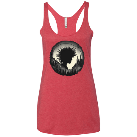 T-Shirts Vintage Red / X-Small Camp Hair Women's Triblend Racerback Tank