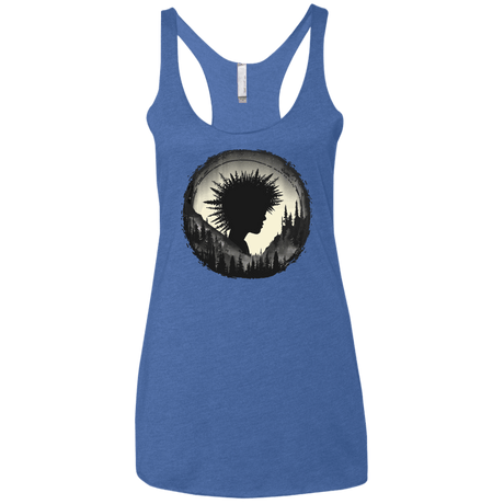 T-Shirts Vintage Royal / X-Small Camp Hair Women's Triblend Racerback Tank