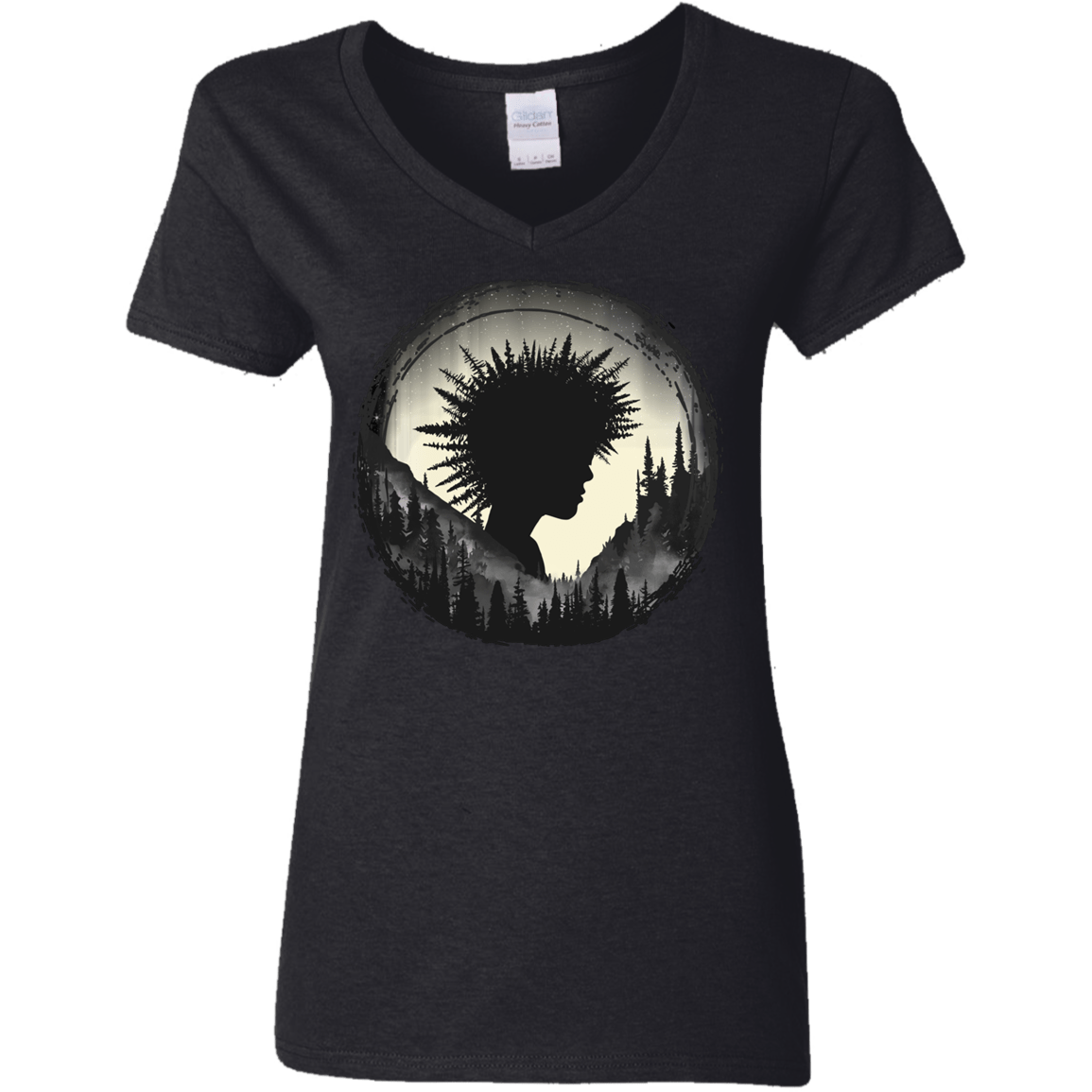 T-Shirts Black / S Camp Hair Women's V-Neck T-Shirt