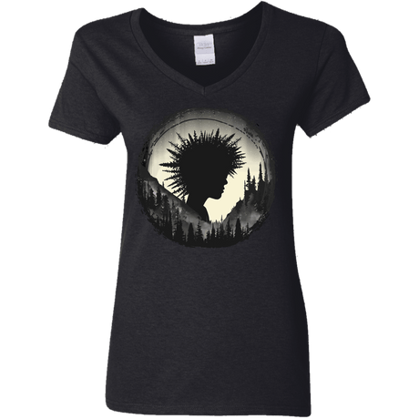 T-Shirts Black / S Camp Hair Women's V-Neck T-Shirt