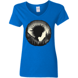 T-Shirts Royal / S Camp Hair Women's V-Neck T-Shirt