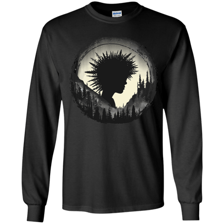 T-Shirts Black / YS Camp Hair Youth Long Sleeve T-Shirt