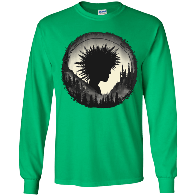 T-Shirts Irish Green / YS Camp Hair Youth Long Sleeve T-Shirt