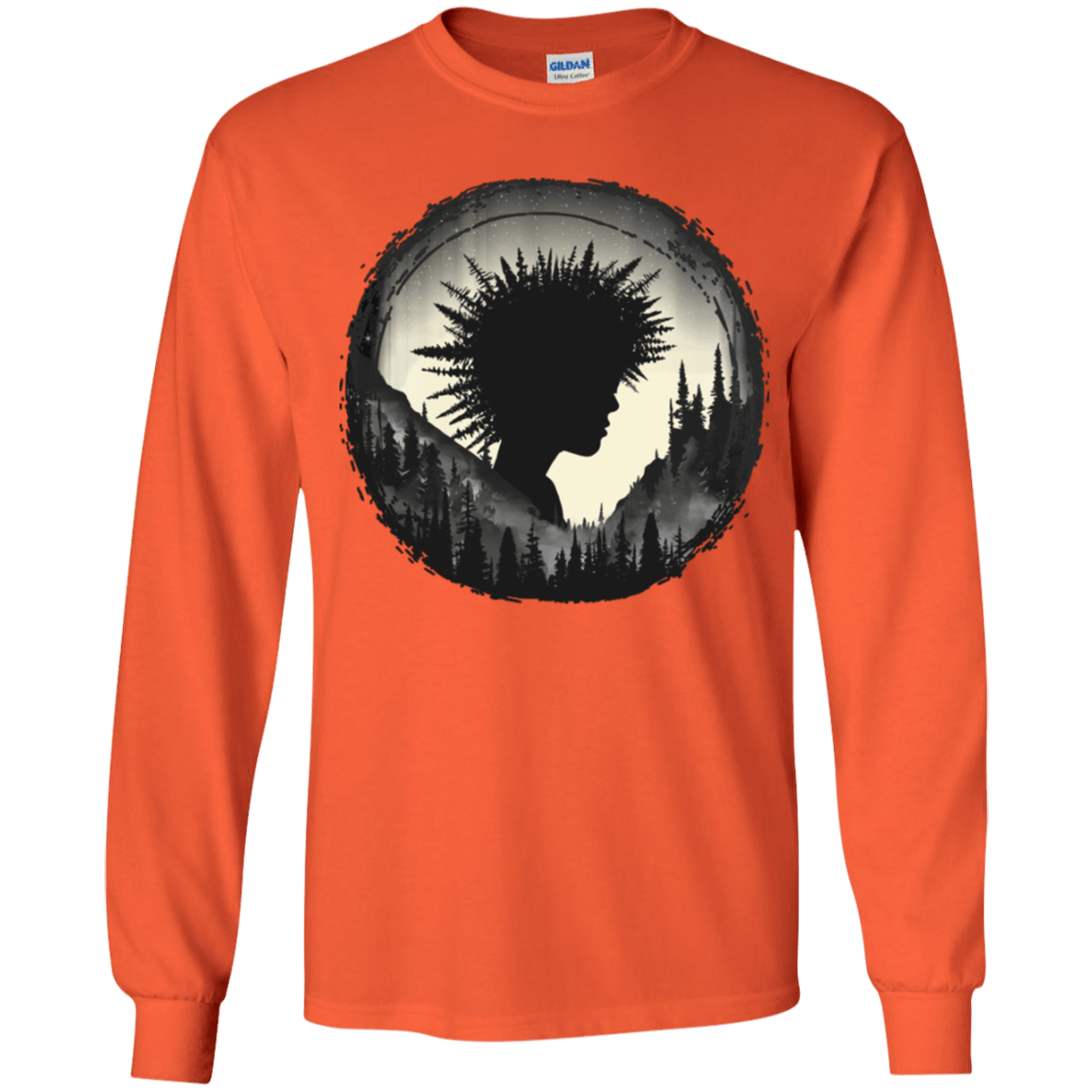 T-Shirts Orange / YS Camp Hair Youth Long Sleeve T-Shirt