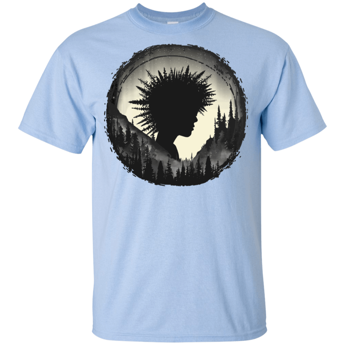 T-Shirts Light Blue / YXS Camp Hair Youth T-Shirt