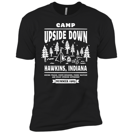 T-Shirts Black / YXS Camp Upside Down Boys Premium T-Shirt