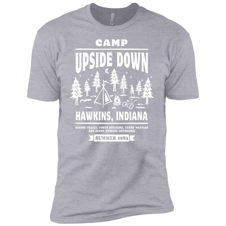 T-Shirts Heather Grey / YXS Camp Upside Down Boys Premium T-Shirt