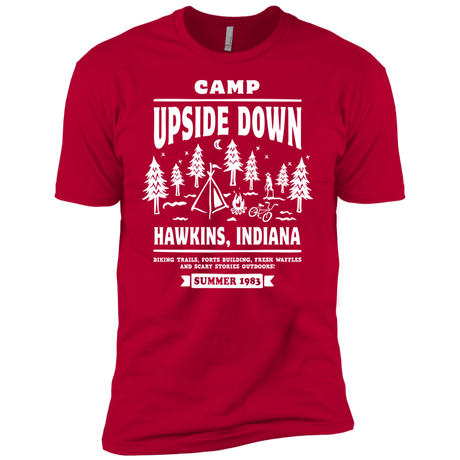 T-Shirts Red / YXS Camp Upside Down Boys Premium T-Shirt