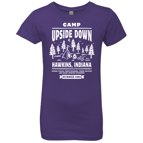T-Shirts Purple Rush / YXS Camp Upside Down Girls Premium T-Shirt