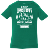 T-Shirts Kelly / 6 Months Camp Upside Down Infant Premium T-Shirt