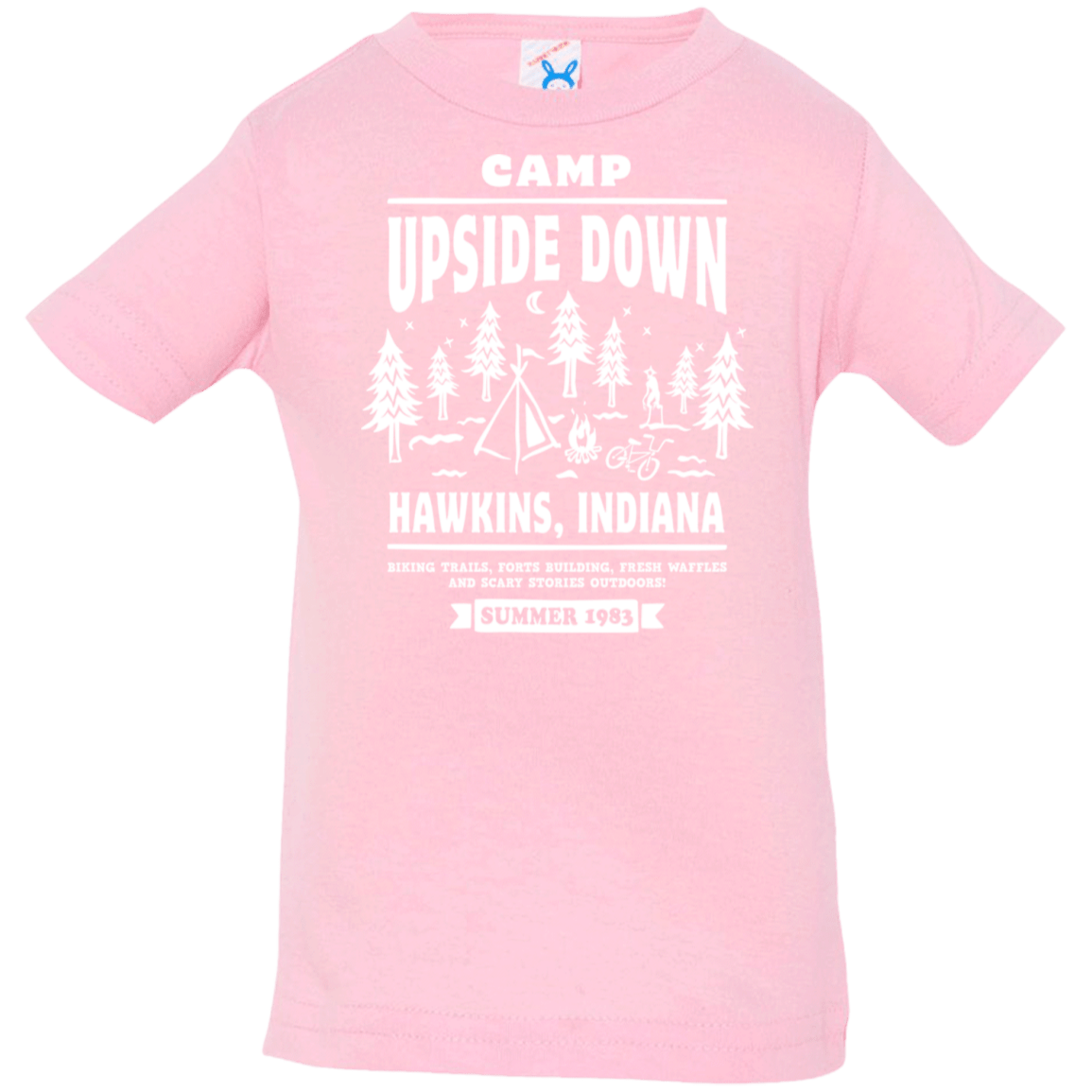T-Shirts Pink / 6 Months Camp Upside Down Infant Premium T-Shirt