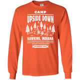 T-Shirts Orange / S Camp Upside Down Men's Long Sleeve T-Shirt