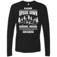 T-Shirts Black / S Camp Upside Down Men's Premium Long Sleeve