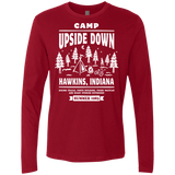 T-Shirts Cardinal / S Camp Upside Down Men's Premium Long Sleeve