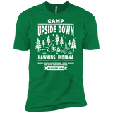 T-Shirts Kelly Green / X-Small Camp Upside Down Men's Premium T-Shirt