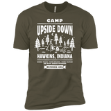 T-Shirts Military Green / X-Small Camp Upside Down Men's Premium T-Shirt