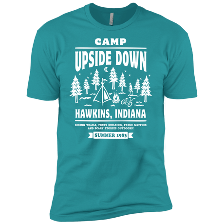 T-Shirts Tahiti Blue / X-Small Camp Upside Down Men's Premium T-Shirt