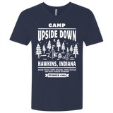 T-Shirts Midnight Navy / X-Small Camp Upside Down Men's Premium V-Neck