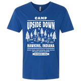 T-Shirts Royal / X-Small Camp Upside Down Men's Premium V-Neck