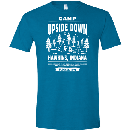 T-Shirts Antique Sapphire / S Camp Upside Down Men's Semi-Fitted Softstyle