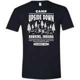 T-Shirts Black / X-Small Camp Upside Down Men's Semi-Fitted Softstyle