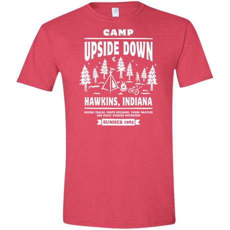 T-Shirts Heather Red / S Camp Upside Down Men's Semi-Fitted Softstyle