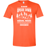 T-Shirts Orange / S Camp Upside Down Men's Semi-Fitted Softstyle