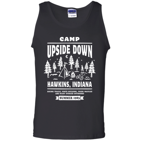 T-Shirts Black / S Camp Upside Down Men's Tank Top