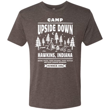 T-Shirts Macchiato / S Camp Upside Down Men's Triblend T-Shirt