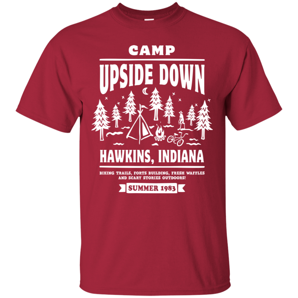T-Shirts Cardinal / S Camp Upside Down T-Shirt