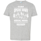 T-Shirts Heather Grey / 2T Camp Upside Down Toddler Premium T-Shirt