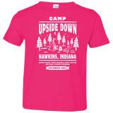 T-Shirts Hot Pink / 2T Camp Upside Down Toddler Premium T-Shirt