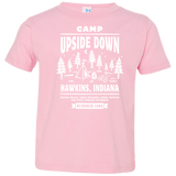 T-Shirts Pink / 2T Camp Upside Down Toddler Premium T-Shirt